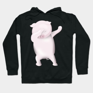 Dabbing Shirt Funny Dabbing Pig Pot Bellied Pig Shirt Hoodie